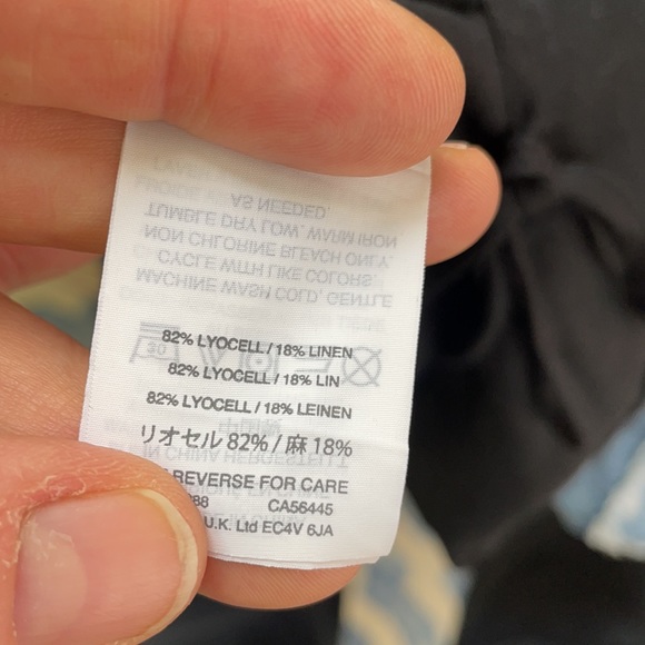 NWT J CREW Black Linen Blend Scalloped Hem Romper - Picture 8 of 8